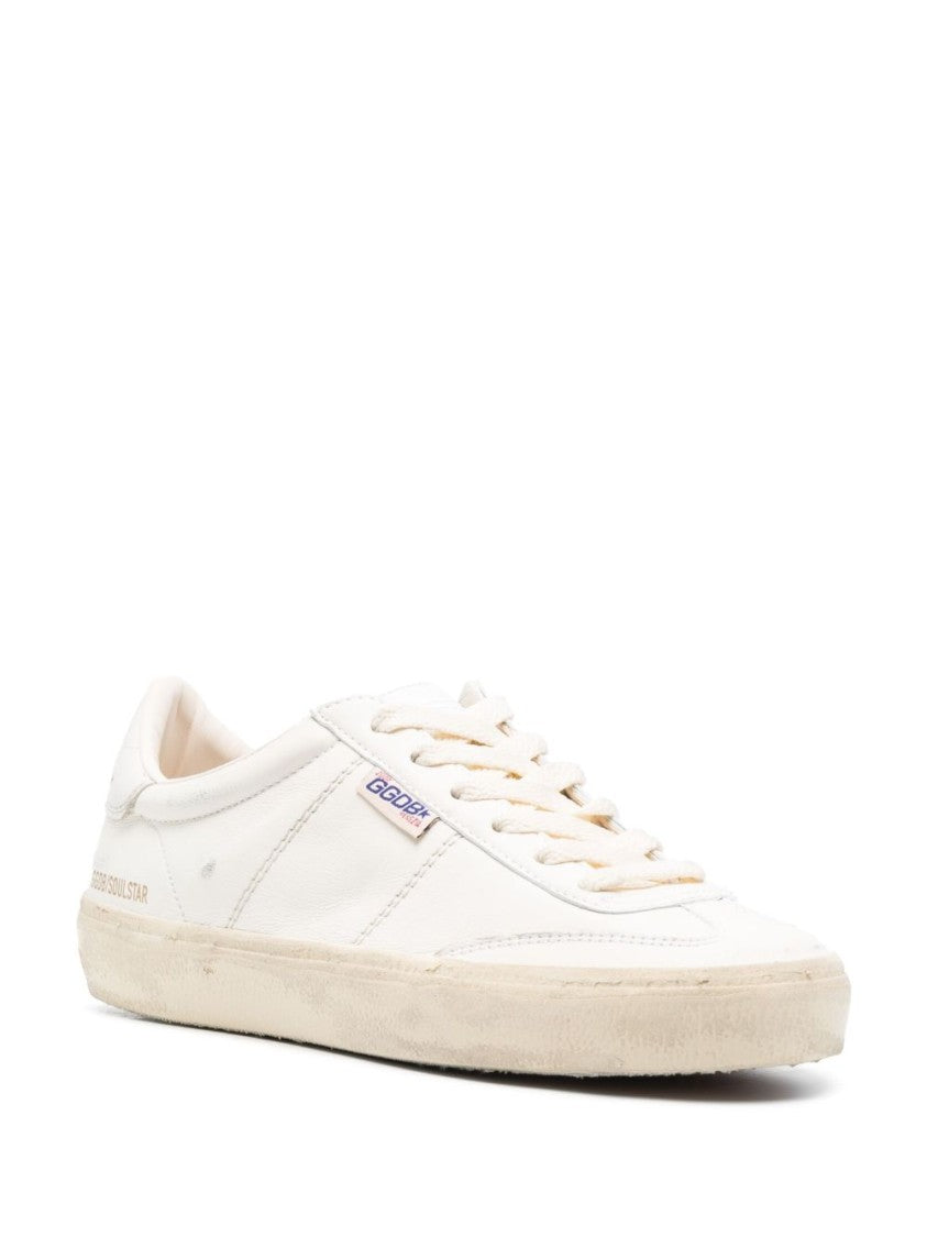 Golden Goose White Soul Star Nappa Leather Sneakers