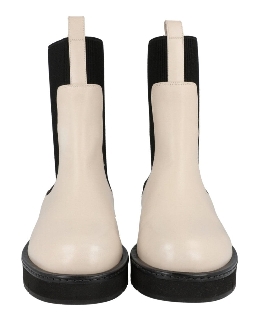 Ferragamo Ankle-Length Chelsea Boots With Ribbed Goring Panels