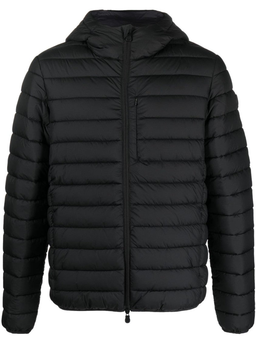 Save The Duck Water-Resistant Quilted Jacket With Hood
