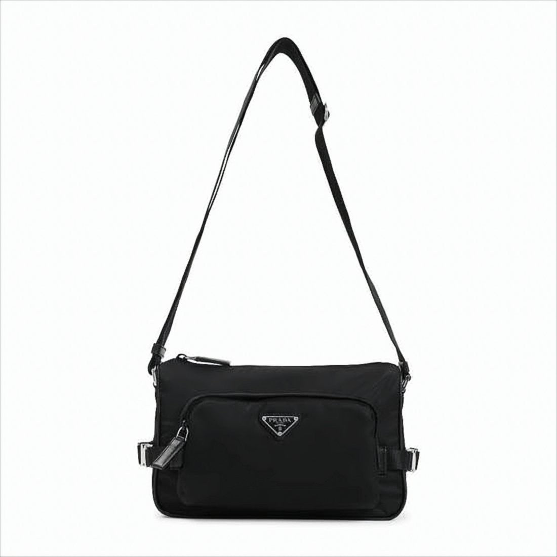Prada Rectangular Shoulder Bag With Triangular Logo