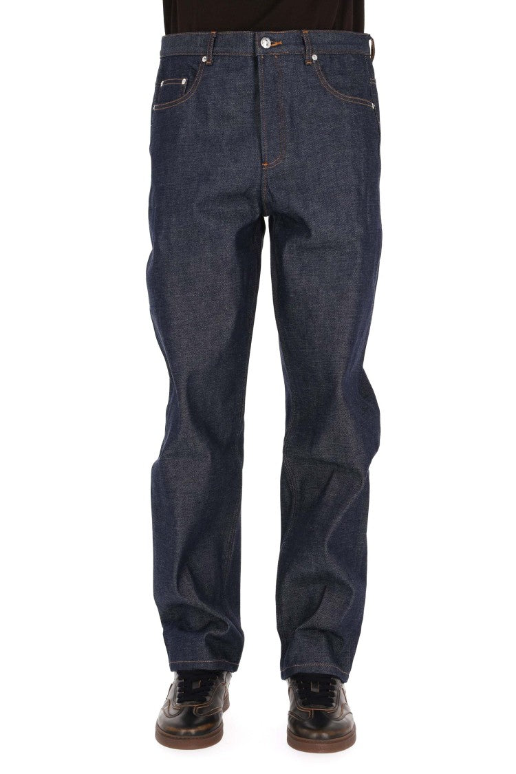 A.P.C. Straight Fit Pure Cotton Denim Jeans