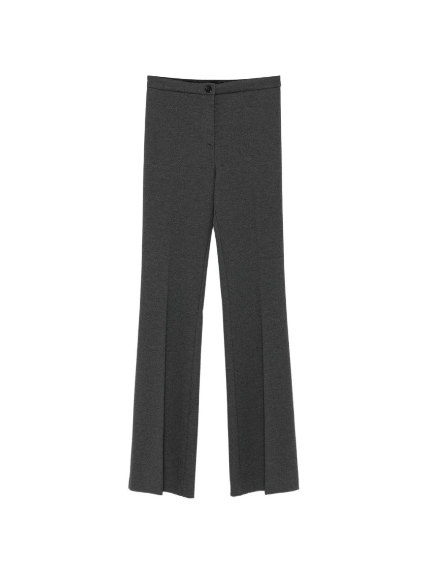 Pinko Black Straight-Leg Flared Tailored Trousers