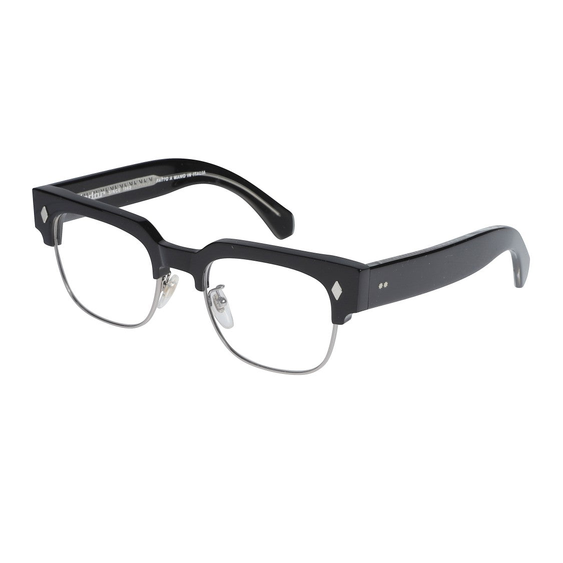 Kador Tobako Cm Half-Rim Eyeglasses With Bold Black Frame
