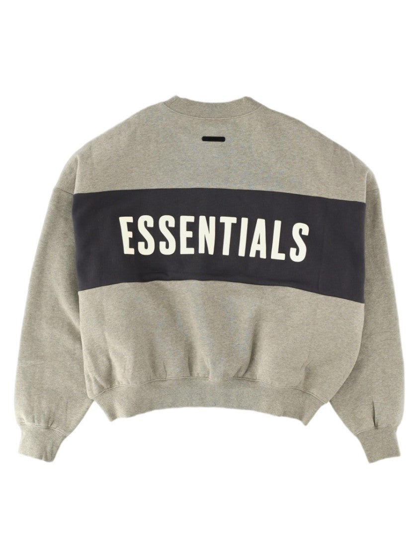 Fear Of God Essentials Cotton-Blend Graphic Printed Cropped Sweatshirt
