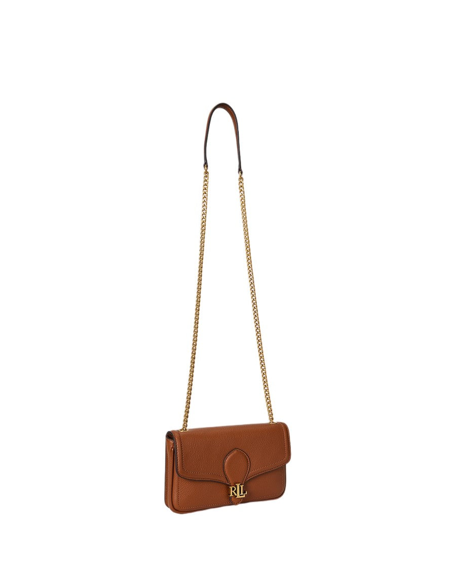 Lauren Ralph Lauren Luxe Pebble Leather Wallet On A Chain