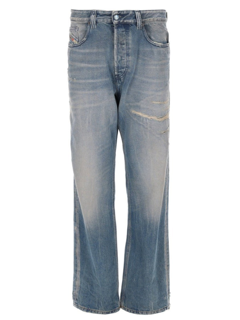 Diesel 2024 D-Macs Relaxed Faded Jeans