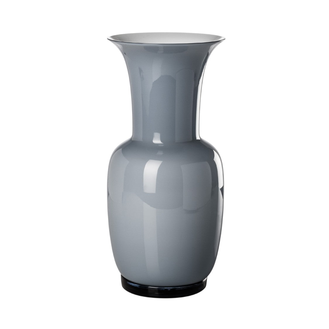 Venini Small Opalino Flared Glass Vase