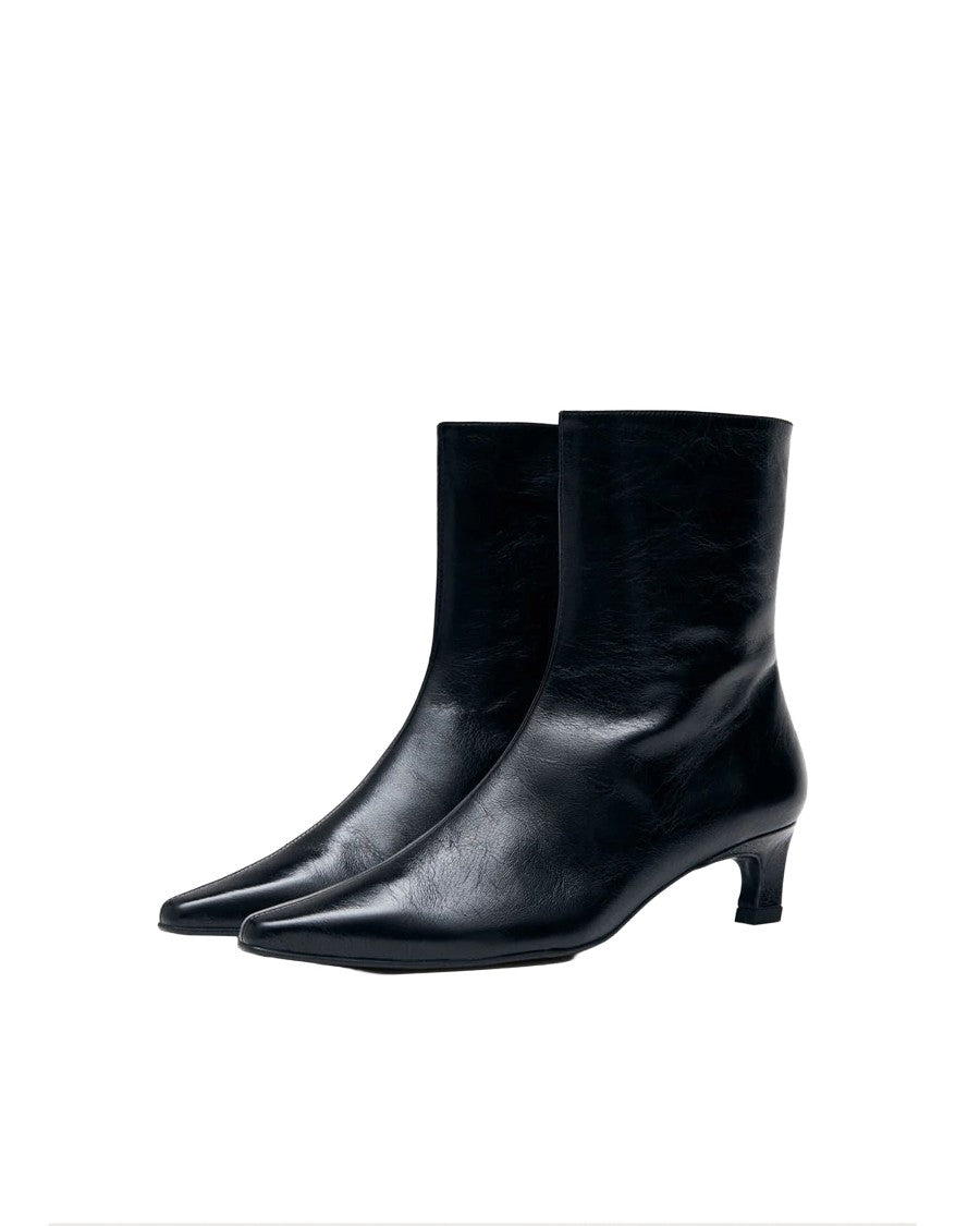 Alohas Ambar Rift Pointed Toe Low Heel Leather Boots
