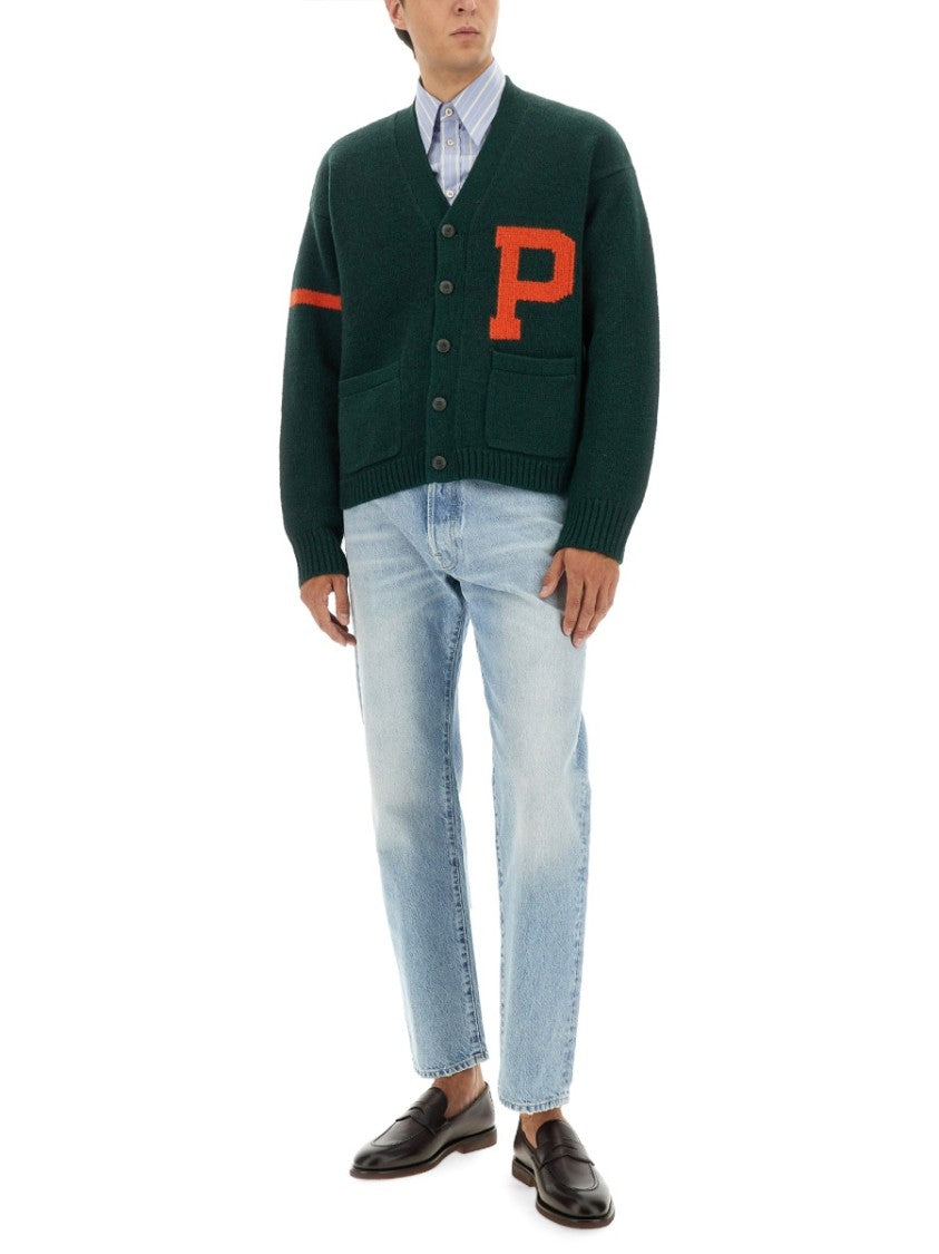 Polo Ralph Lauren Wool Cardigan With Deep V-Neck