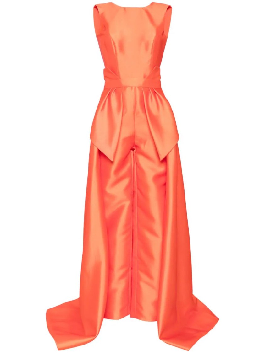 Saiid Kobeisy Mikado Classic Jumpsuit With Detachable Overskirt