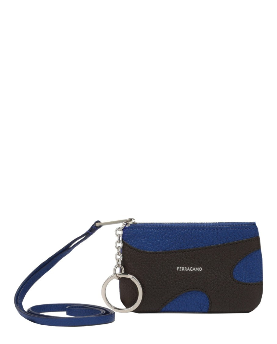 Ferragamo Cut-Out Leather Card Holder