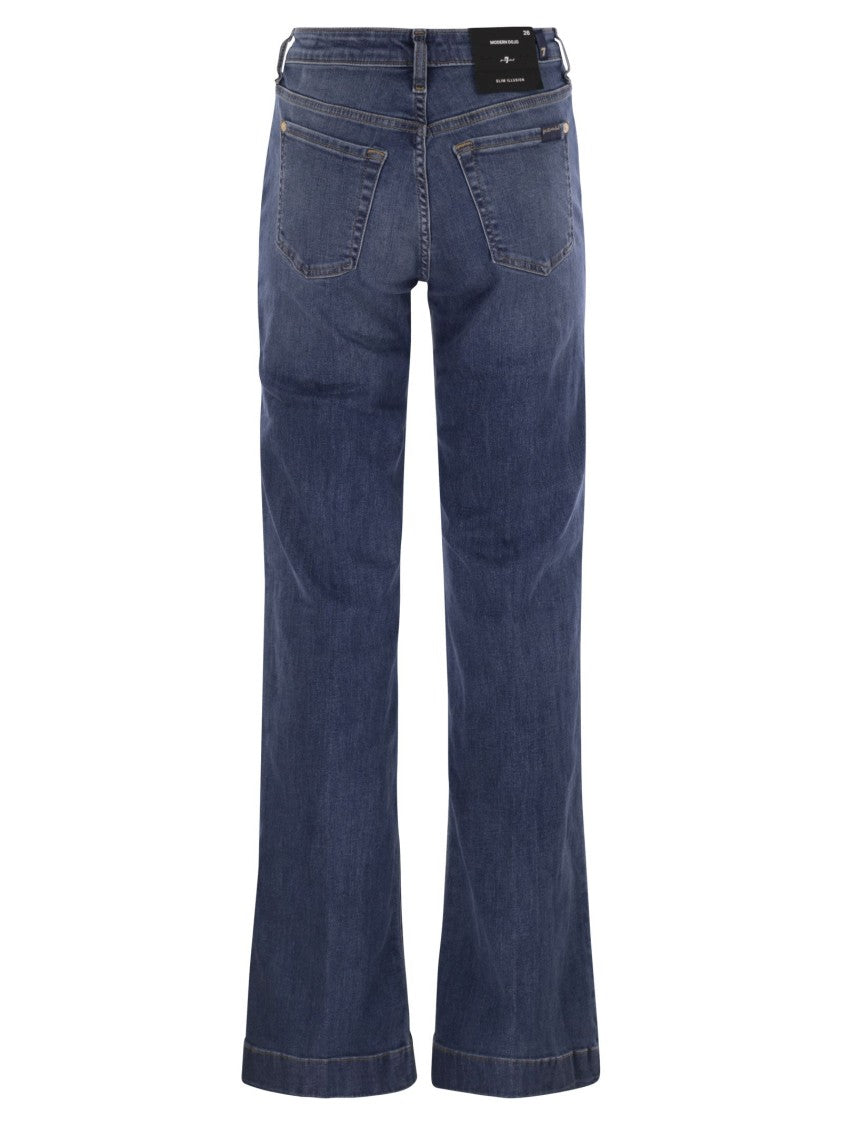 7 For All Mankind Modern Dojo - High-Waisted Flared Jeans