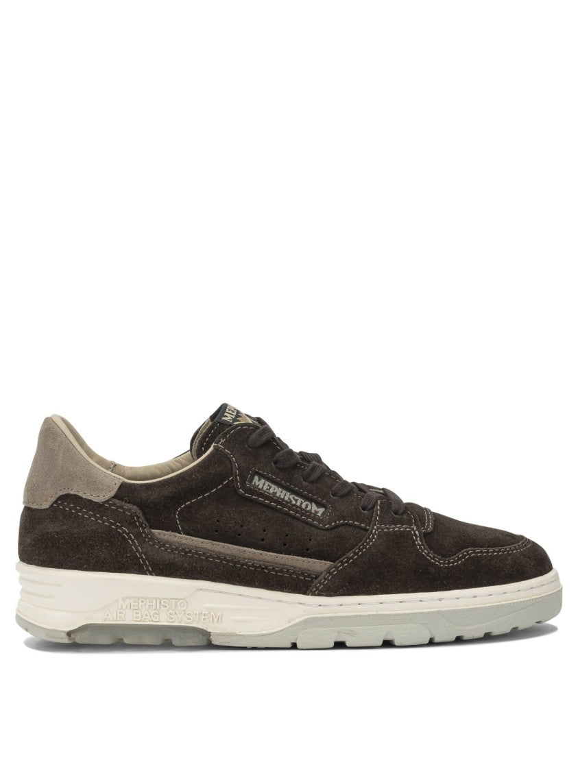 Mephisto Low-Top Suede Sneakers