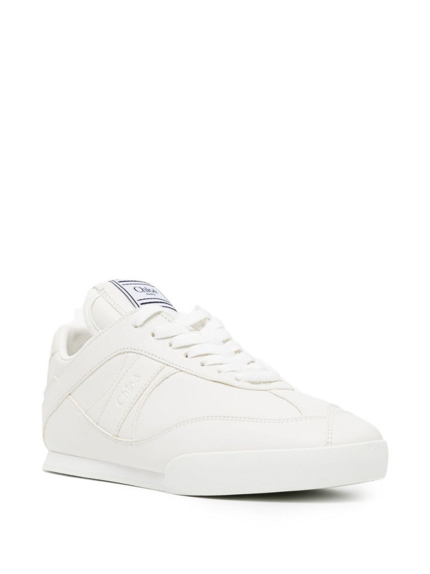 Chloé Lace-Up Flats With Padded Collar