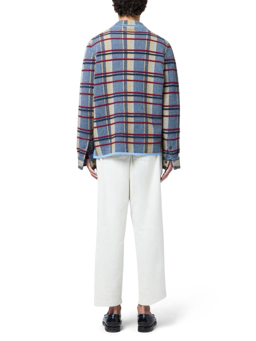 Guest In Residence Plaid Work Shirt With Structured Collar