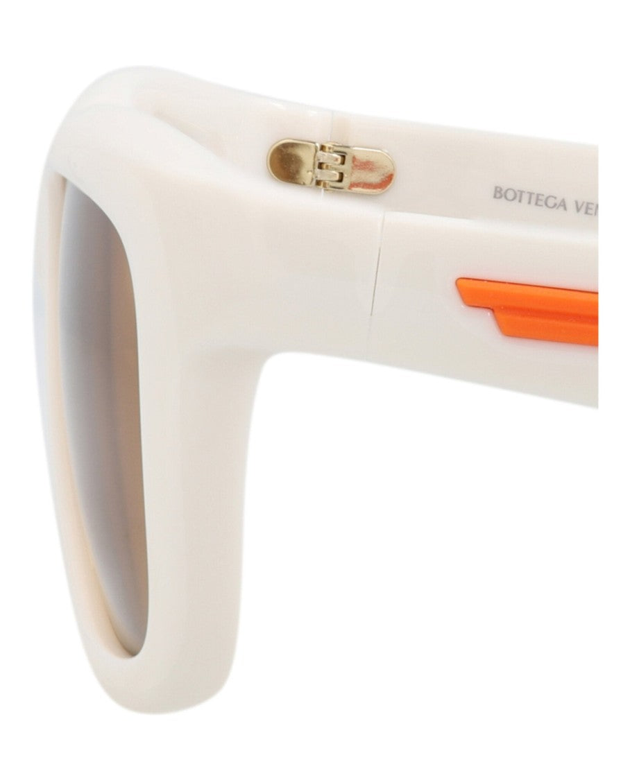 Bottega Veneta Square-Frame Injection Sunglasses