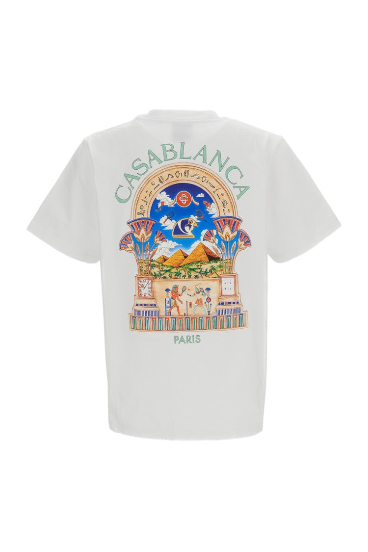Casablanca Cotton Jersey Short-Sleeve T-Shirt With Logo Graphic