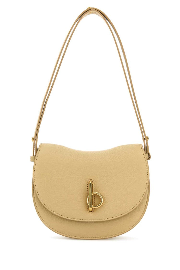 Burberry Beige Leather Small Rocking Horse Shoulder Bag