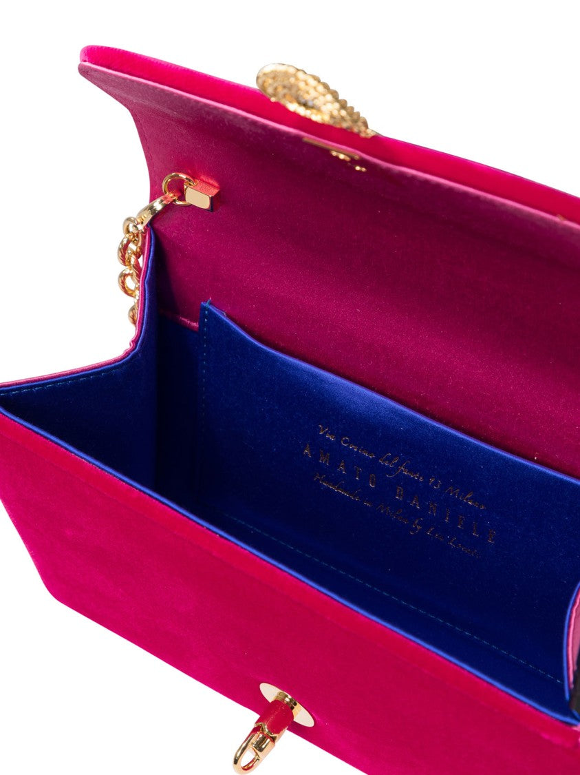 Amato Daniele Plush Velvet Crossbody Bag