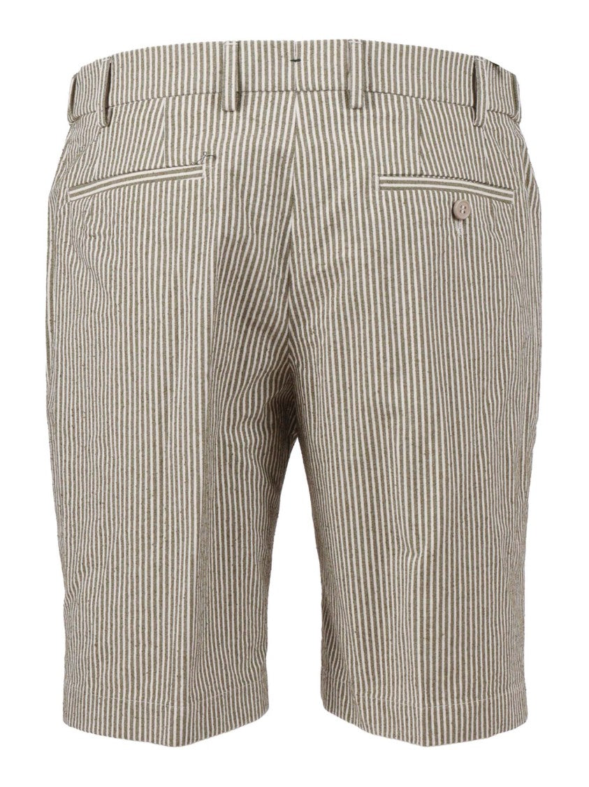 Berwich Vertical Striped Tailored Shorts