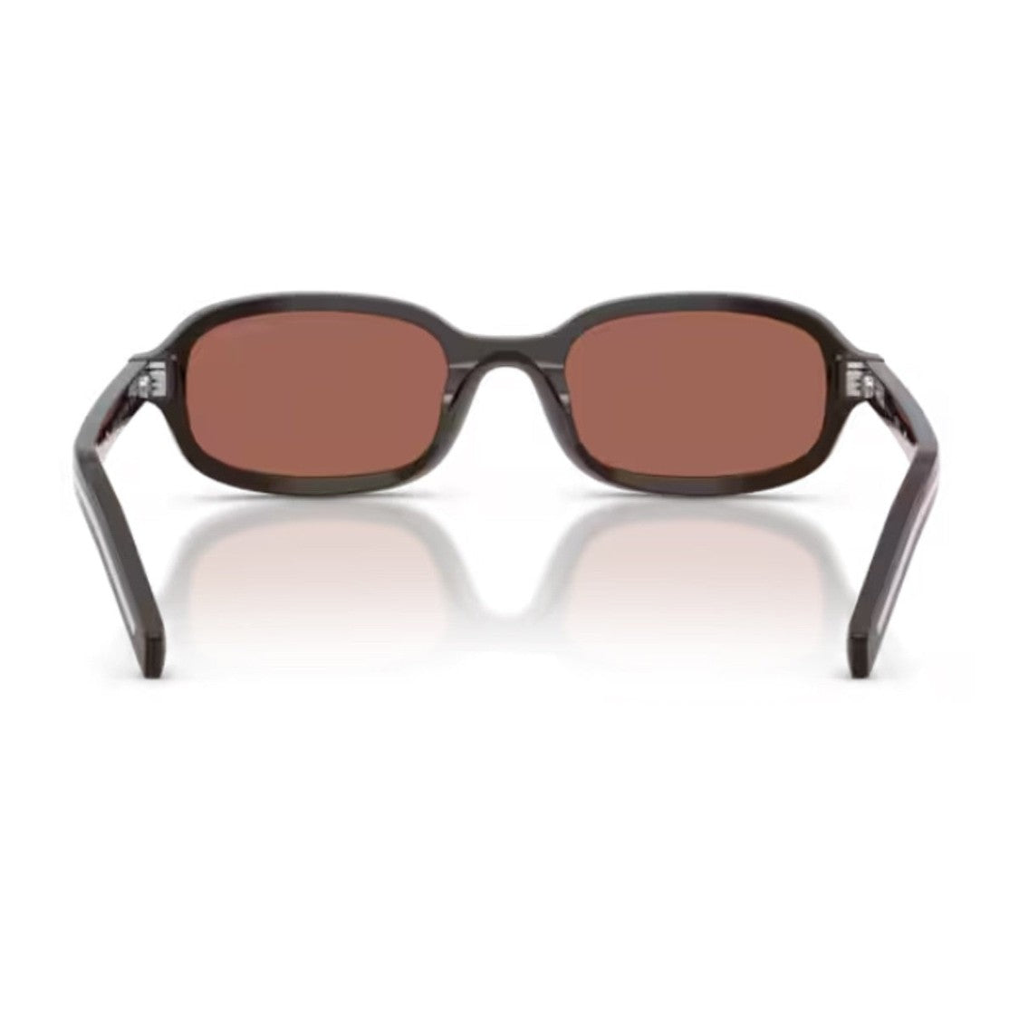 Prada Cigar D06s Acetate Oval Sunglasses