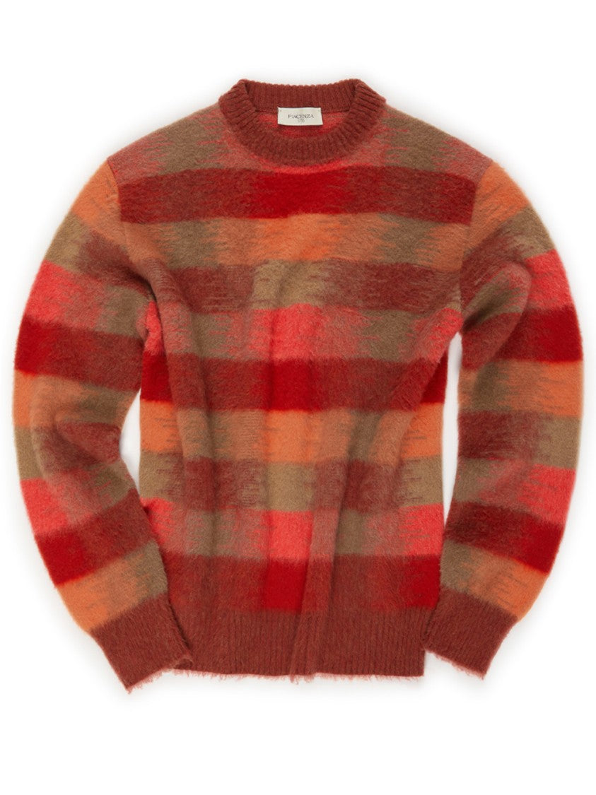 Piacenza 1733 Textured Knit Wool Crew-Neck Sweater