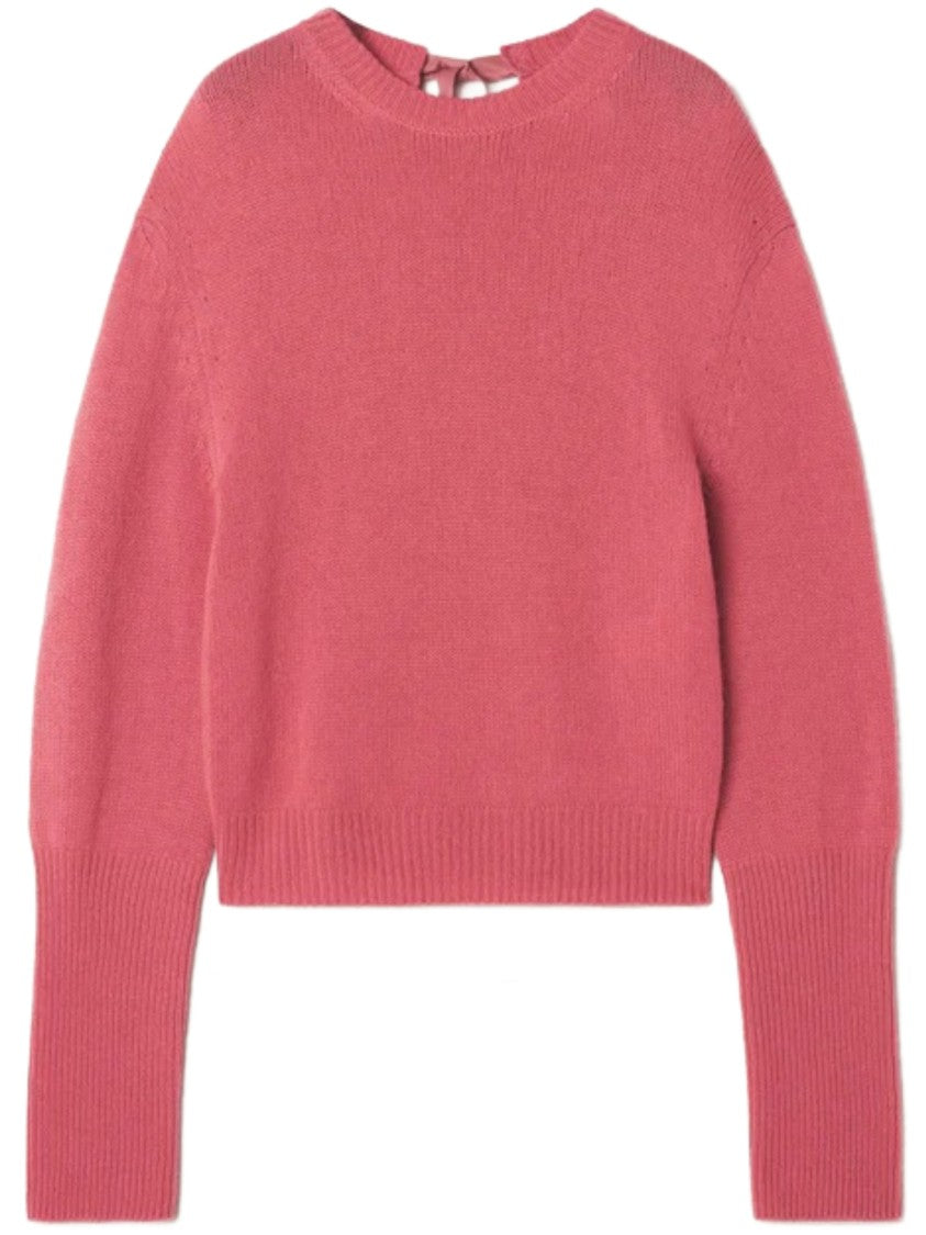 Lanvin Gros-Grain Knot Detail Cashmere Jumper