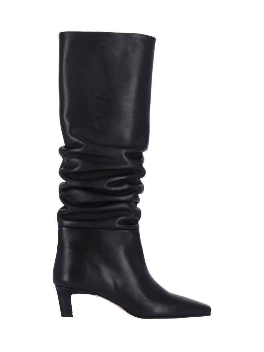Alohas Black Kalila Calf Leather Boots
