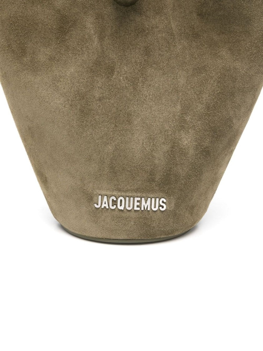 Jacquemus Trapezoidal Handbag In Soft Vitello Leather