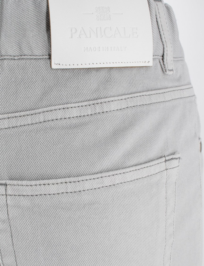 Panicale High-Waisted Trousers With Jewel-Embellished Turn-Up Detail