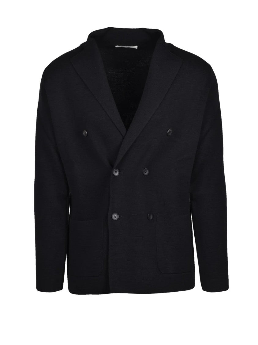 Filippo De Laurentiis Double-Breasted Jacket In Extrafine Merino Wool