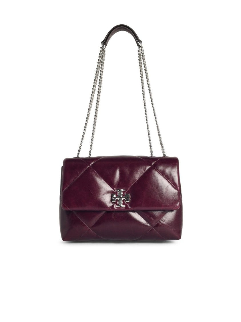 Tory Burch 'Kira' Burgundy Leather Crossbody Bag