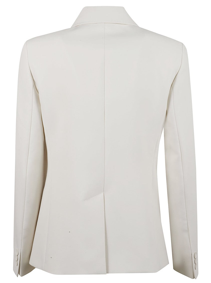 Max Mara Tailored Beige Blazer With Classic Lapel