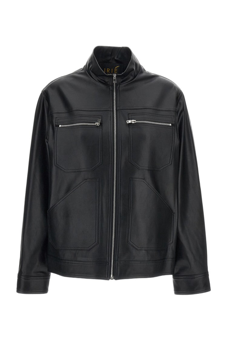 Irie' Black Cropped Pocket Detail Jacket
