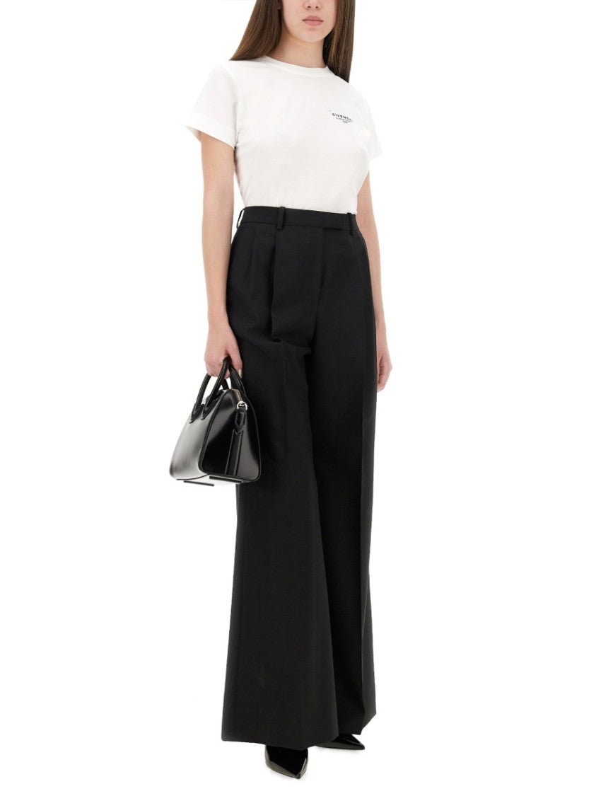 Givenchy Regular Fit Cotton T-Shirt With Logo Design