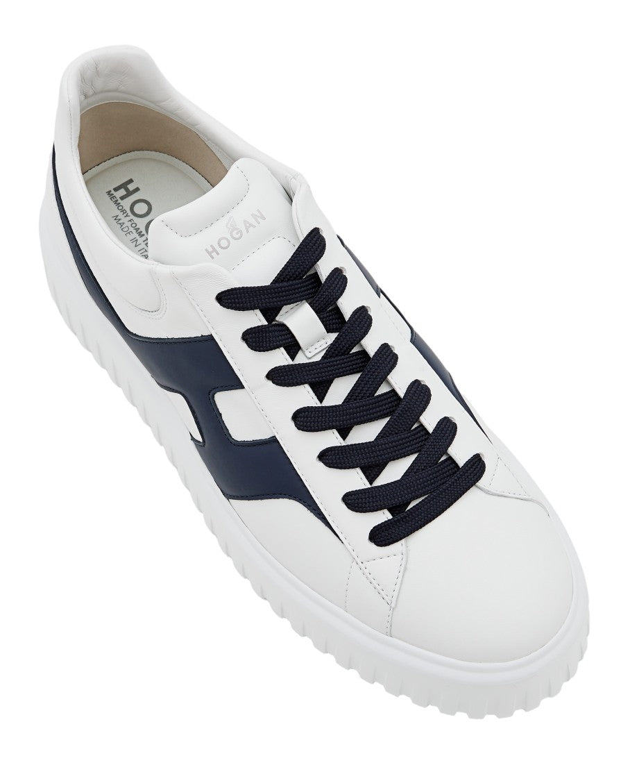 Hogan H-Stripes Laced Sneakers