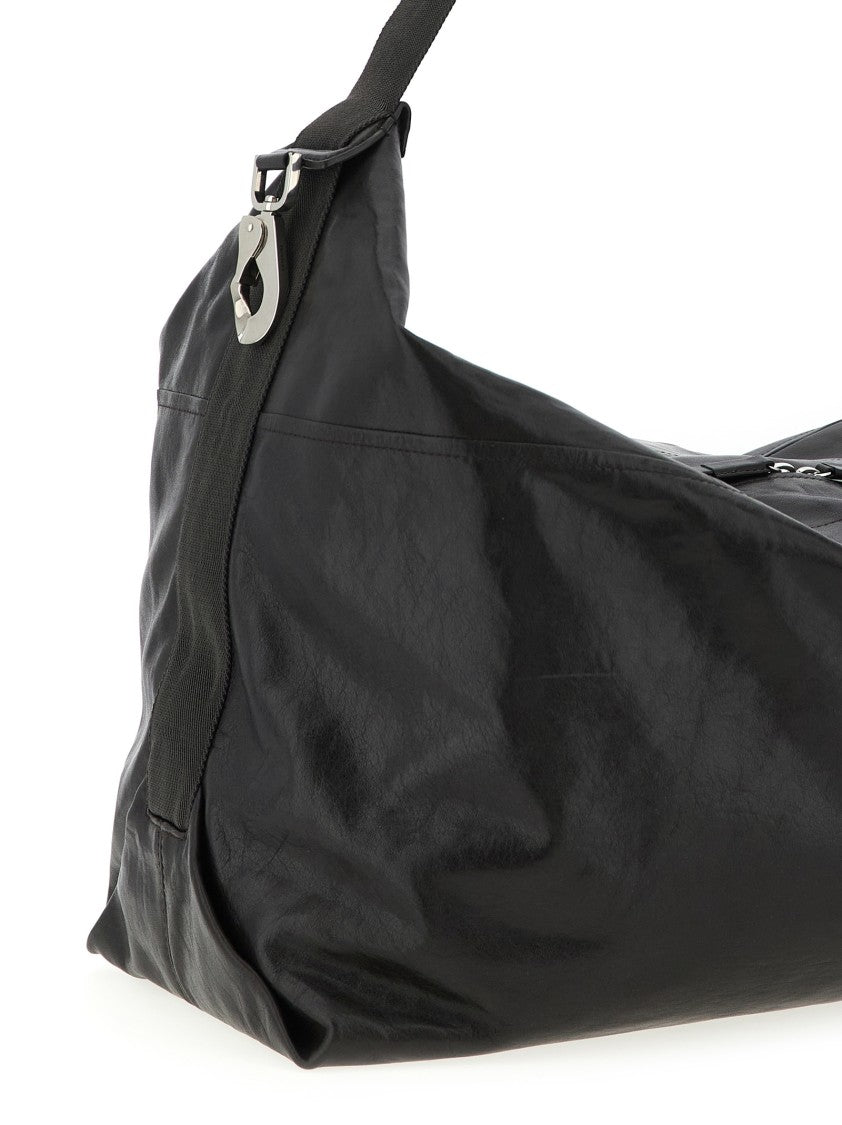 Lemaire 'Berlingot 72H Weekend' Leather Shoulder Bag