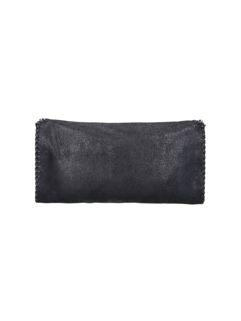 Stella Mccartney Black Falabella Faux Leather Messenger Bag