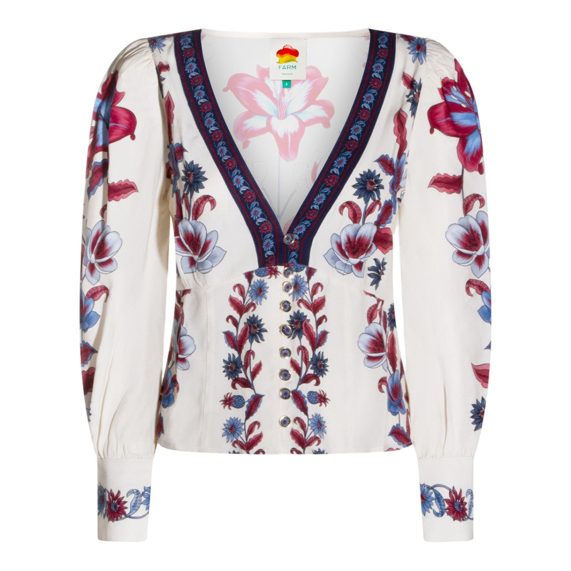 Farm Rio Relaxed Fit Minimalist Women's Top