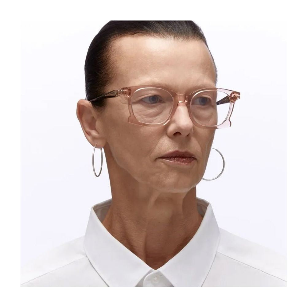 Kuboraum Mask D71 Sophisticated Pale Pink Acetate Sunglasses