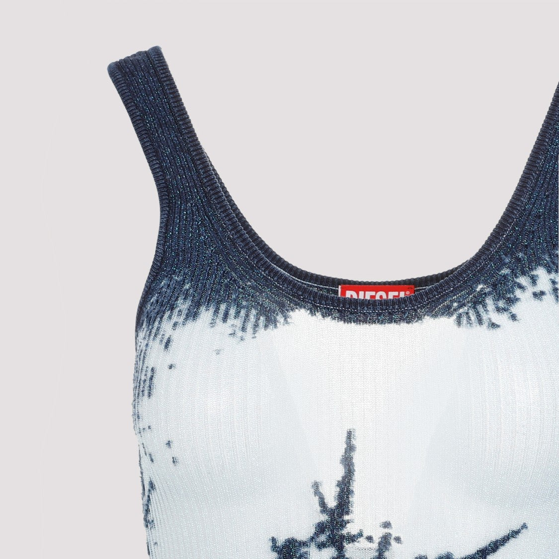 Diesel Peacot Blue Cotton Top