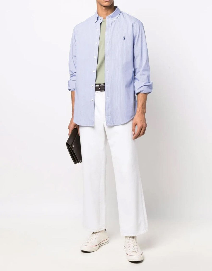 Polo Ralph Lauren Striped Slim Fit Poplin Shirt