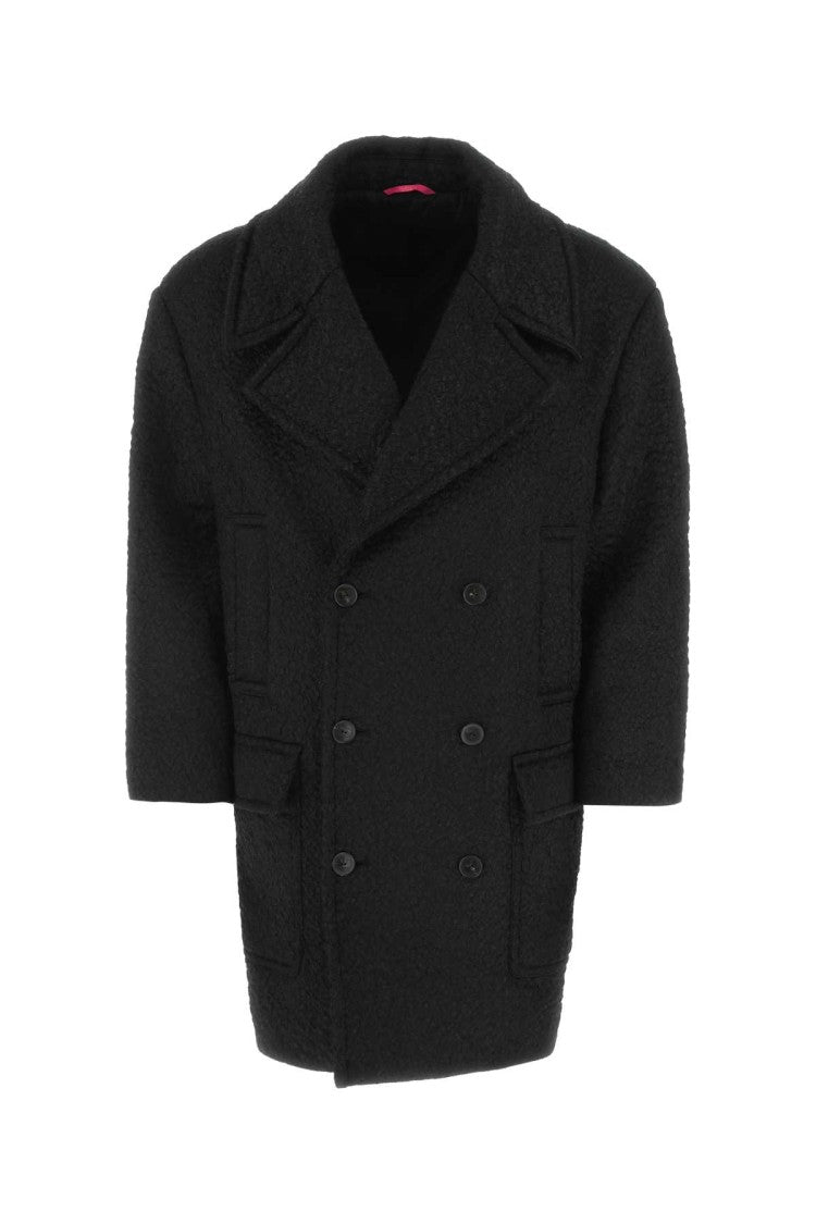 Valentino Garavani Black Wool Blend Coat