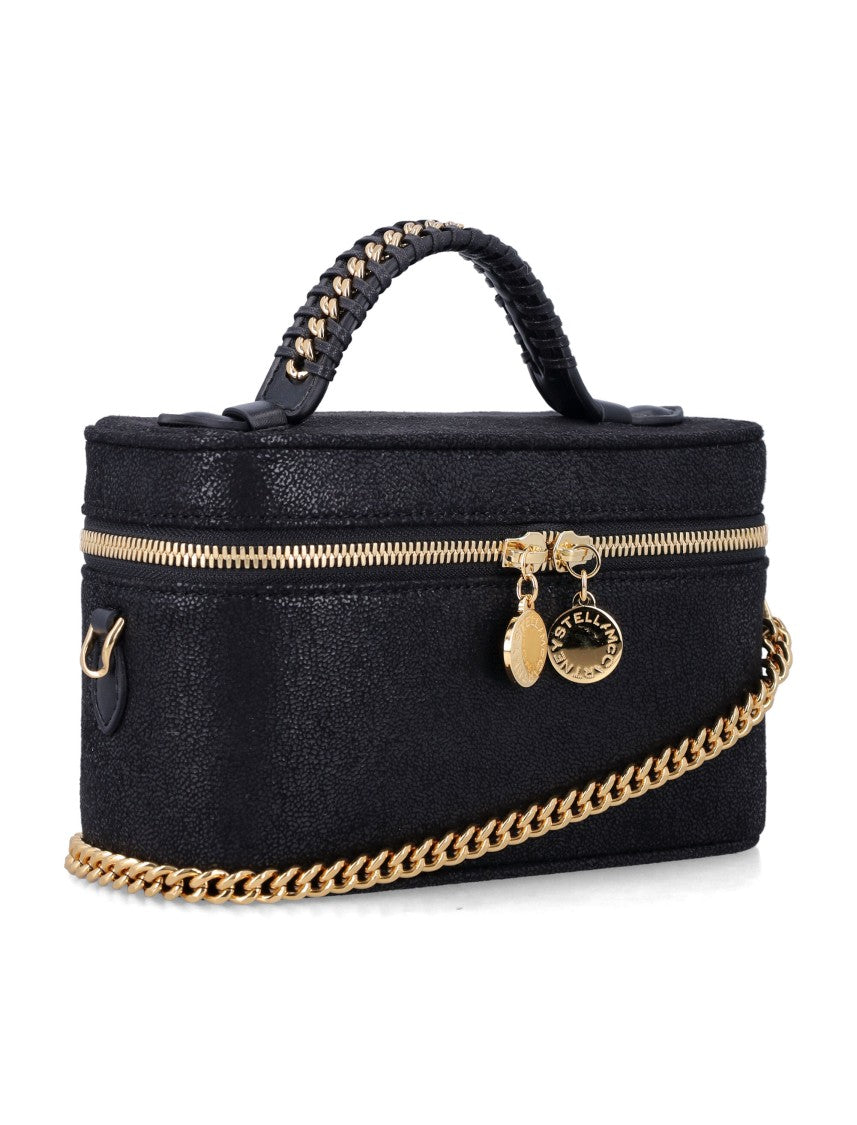 Stella Mccartney Falabella Textured Black Vanity Case