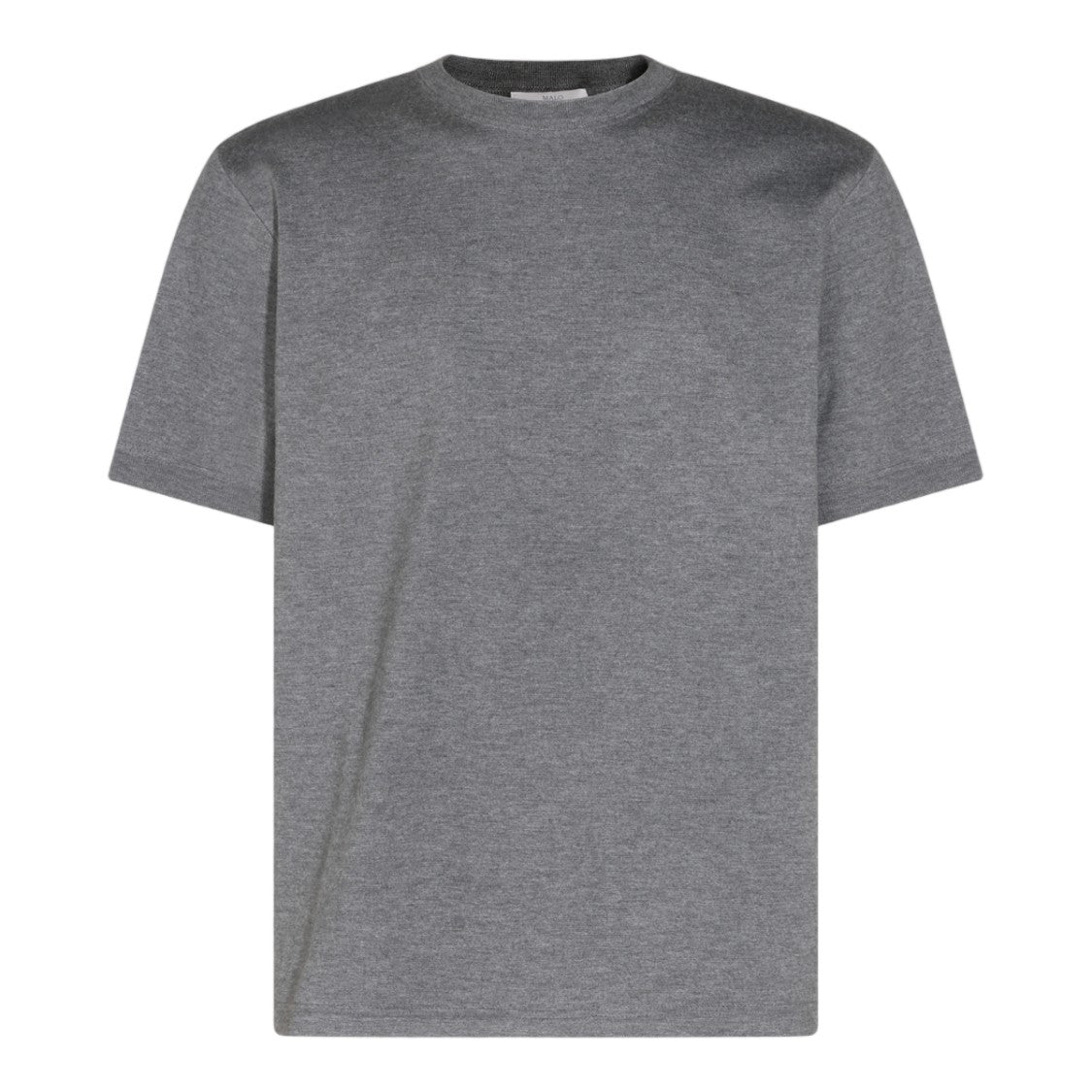 Malo Grey Minimalist Crew Neck T-Shirt