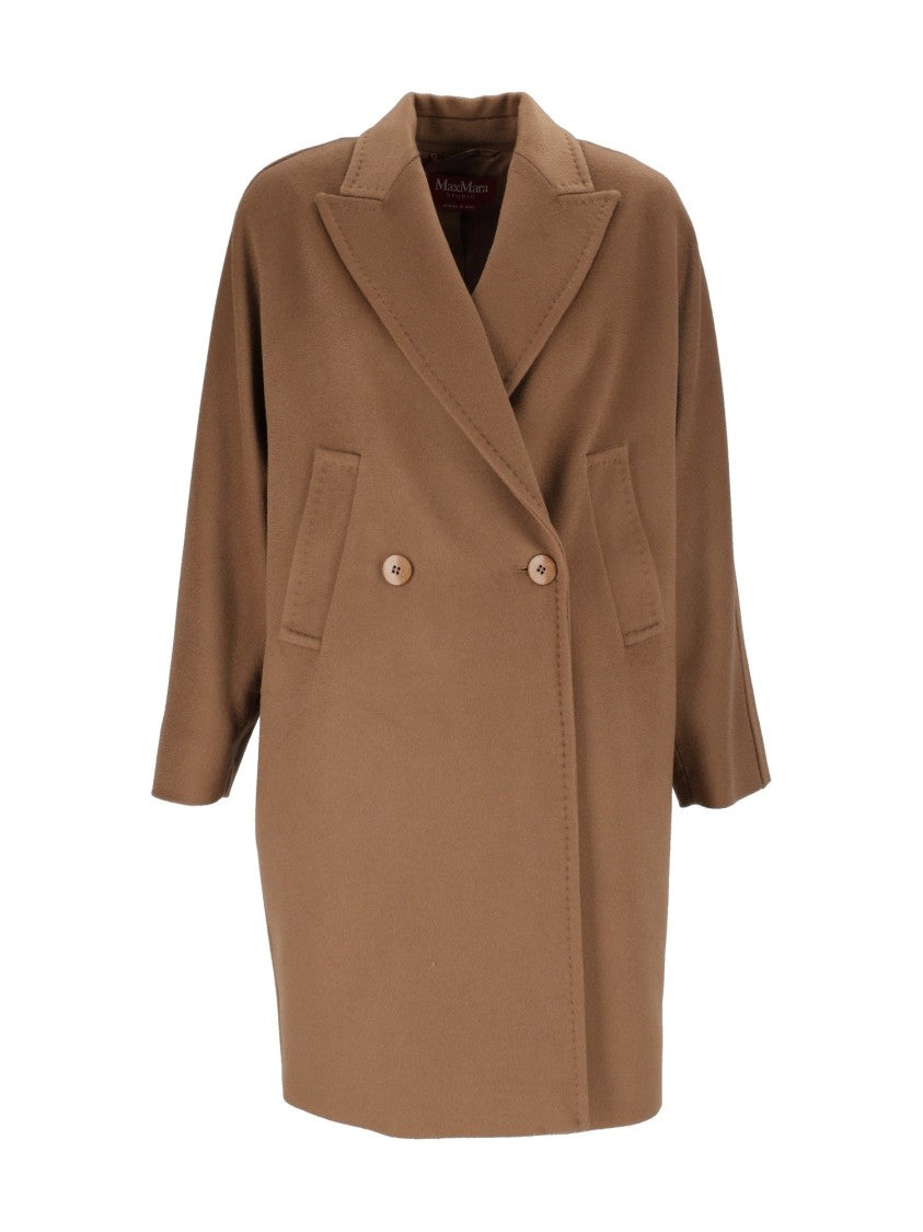 Max Mara Brown Mastro Double-Breasted Coat