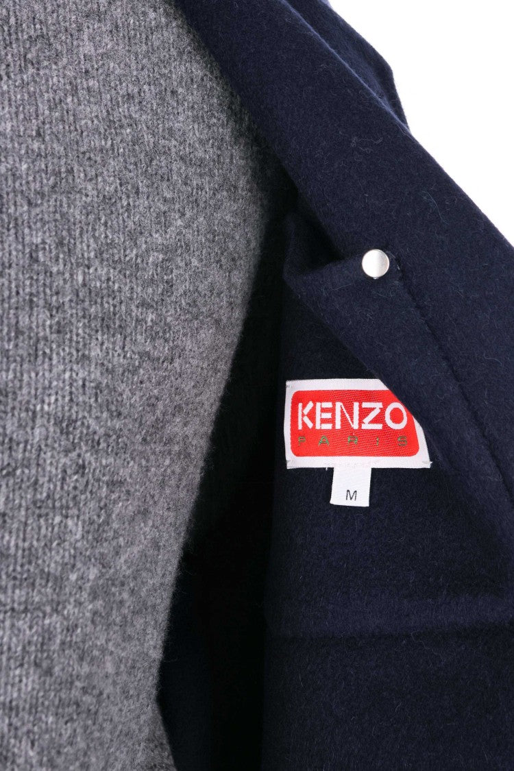 Kenzo Cropped Wool-Alpaca Work Jacket
