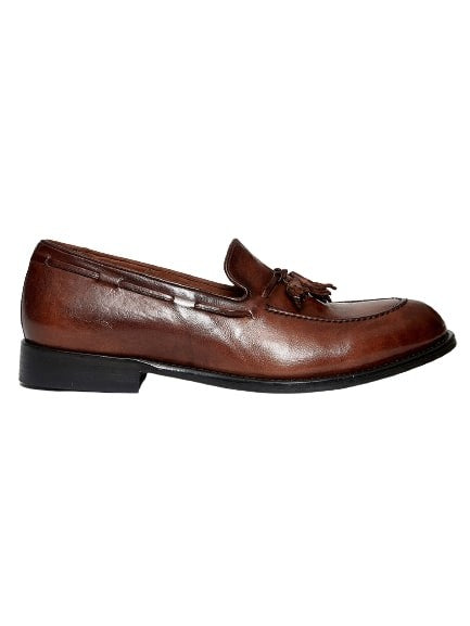 Sturlini Brown Leather Moccasin