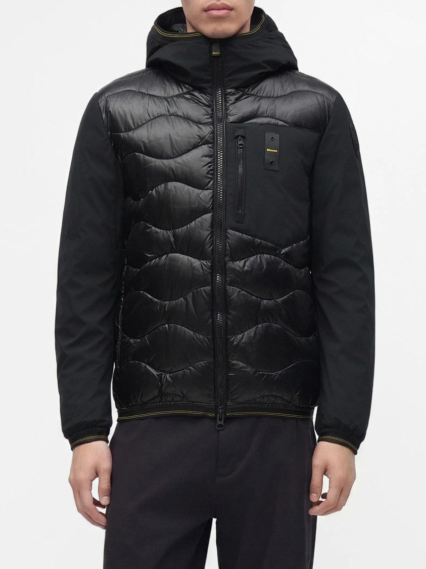 Blauer Quilted Matte Hooded Padded Jacket