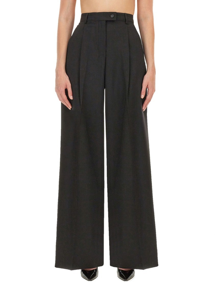 Sportmax Wide-Leg Tailored Pants With High Waist